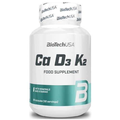 BioTech USA Ca D3 K2, 90 Capsules